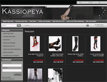 Tablet Screenshot of kassiopeya.de